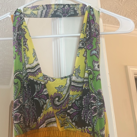 Orange Hobo Style Sun Dress - Picture 2 of 6